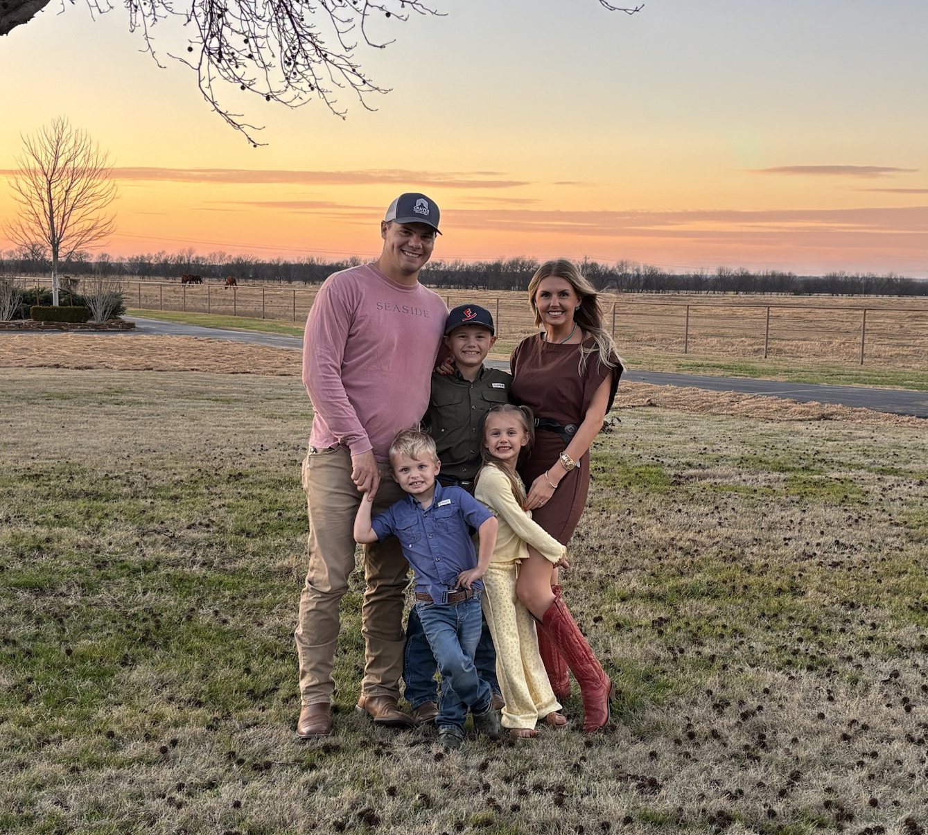 Billy and Jessie Graves with their kids